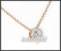 Preview: Brillant 585 Gold Collier; 0,54ct, mit DGI Zertifikat